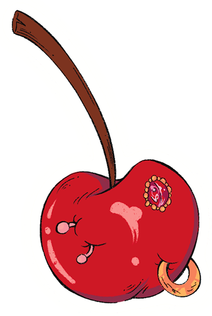 Sticker Cerise